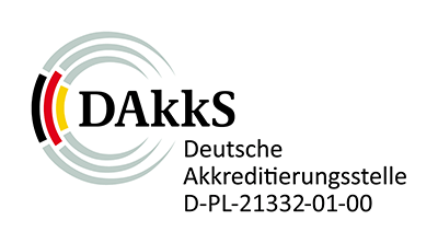 DAkkS zertifiziert - D-PL-21332-01-00